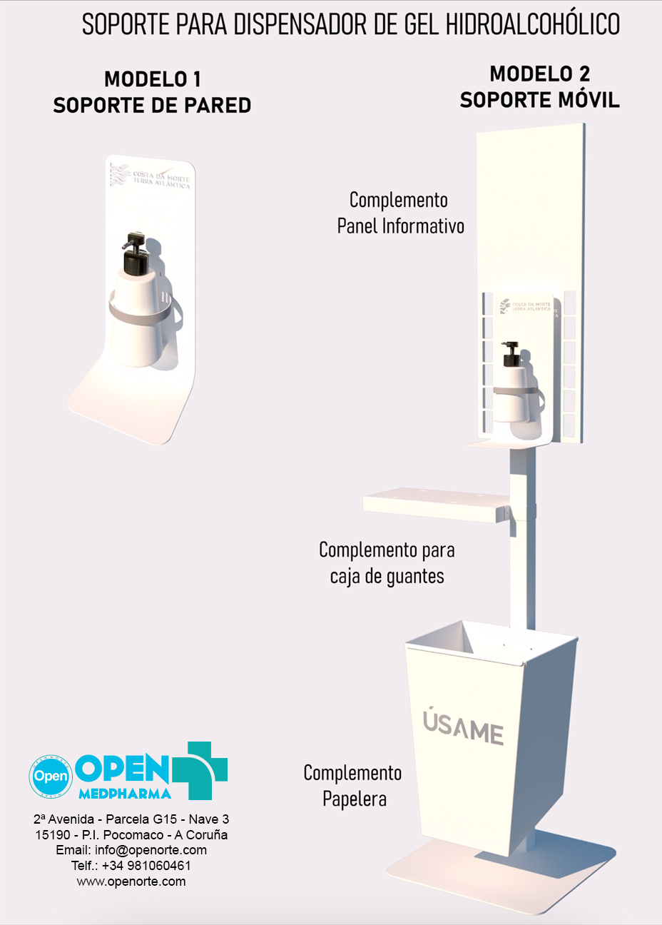 ACC. OPEN NORTE SPH3 SOPORTE HIGIENIZANTE DE PARE